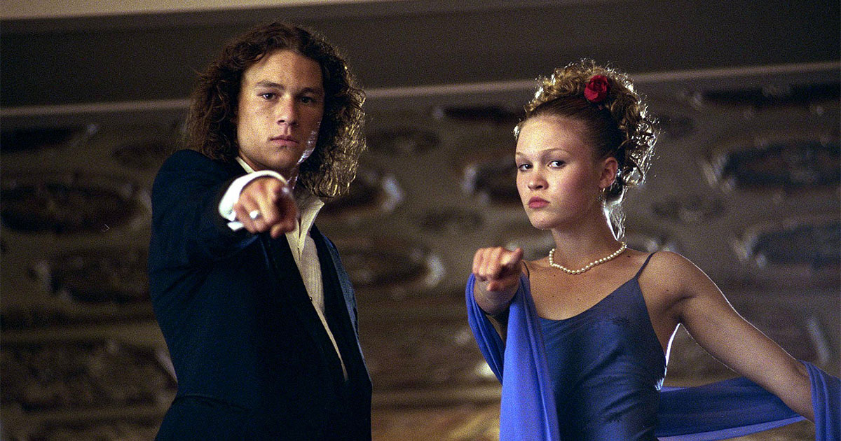 Julia Stiles Reunites With 10 Things i hate about you
